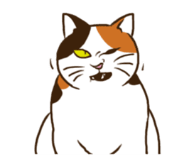 Mi-ke, the Calico Cat 2 sticker #7307672