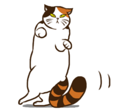 Mi-ke, the Calico Cat 2 sticker #7307674