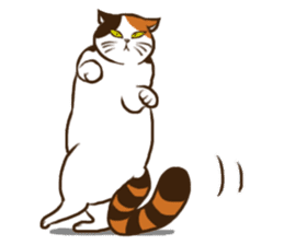 Mi-ke, the Calico Cat 2 sticker #7307674
