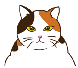 Mi-ke, the Calico Cat 2 sticker #7307677