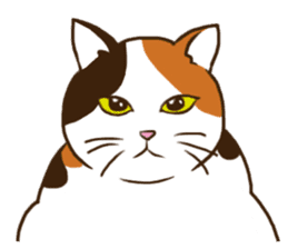 Mi-ke, the Calico Cat 2 sticker #7307677
