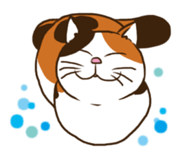 Mi-ke, the Calico Cat 2 sticker #7307679