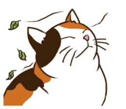 Mi-ke, the Calico Cat 2 sticker #7307681