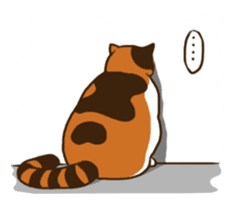 Mi-ke, the Calico Cat 2 sticker #7307686