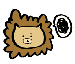Lion/ sticker #7308221