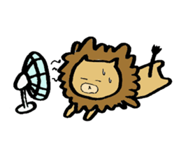 Lion/ sticker #7308225