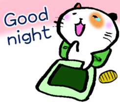 good fortune beckoning cat[English] sticker #7308449