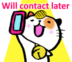 good fortune beckoning cat[English] sticker #7308460