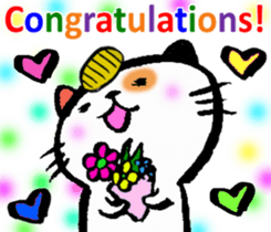 good fortune beckoning cat[English] sticker #7308479