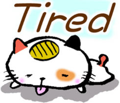 good fortune beckoning cat[English] sticker #7308484