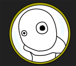 Obtrusive guy. sticker #7308535