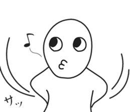 Obtrusive guy. sticker #7308555