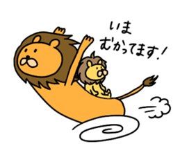 Sausage Friends "Lion & Rabbit" sticker #7308584