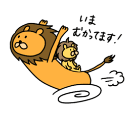 Sausage Friends "Lion & Rabbit" sticker #7308584