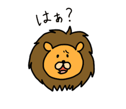Sausage Friends "Lion & Rabbit" sticker #7308589