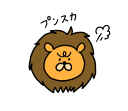 Sausage Friends "Lion & Rabbit" sticker #7308604