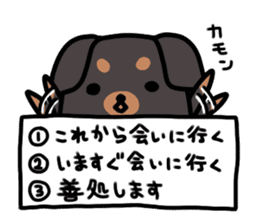 3 -choice dog sticker #7308782
