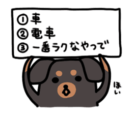 3 -choice dog sticker #7308797