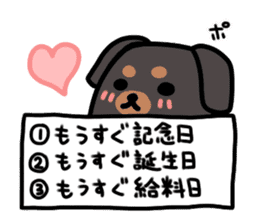 3 -choice dog sticker #7308801