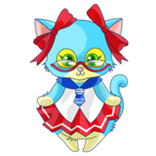 [sister cat Lucy] sticker #7308968