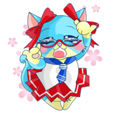 [sister cat Lucy] sticker #7308976