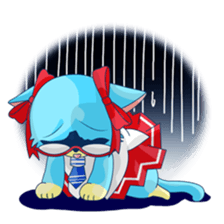 [sister cat Lucy] sticker #7309000