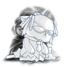 [sister cat Lucy] sticker #7309001