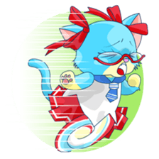 [sister cat Lucy] sticker #7309002