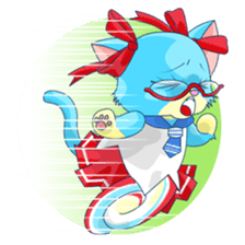 [sister cat Lucy] sticker #7309002