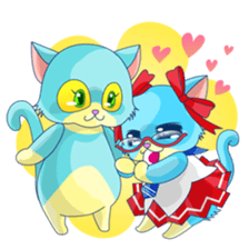 [sister cat Lucy] sticker #7309005