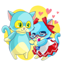 [sister cat Lucy] sticker #7309005
