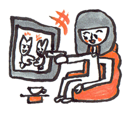 Positive Happy Girl sticker #7309019