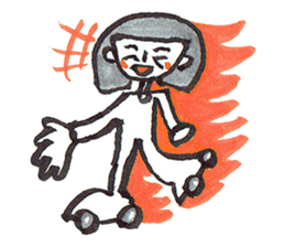 Positive Happy Girl sticker #7309025