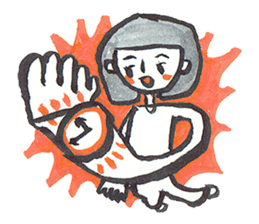 Positive Happy Girl sticker #7309028