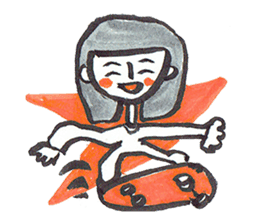 Positive Happy Girl sticker #7309036