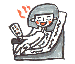 Positive Happy Girl sticker #7309039