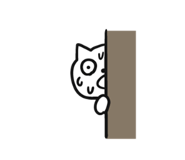 Hidden cat sticker #7309613