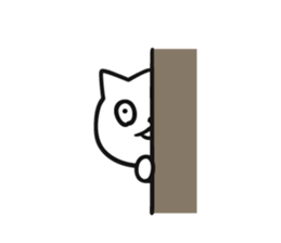 Hidden cat sticker #7309624