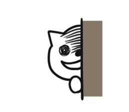 Hidden cat sticker #7309627