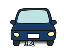 Hidden cat sticker #7309644