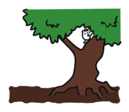 Hidden cat sticker #7309646