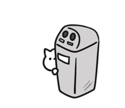 Hidden cat sticker #7309647