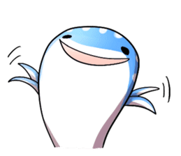 whale shark & creatures of the sea sticker #7309687