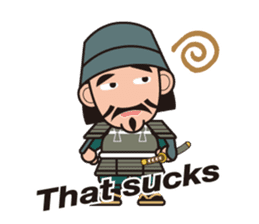 Sengoku Busho/Samurai All-star Cast sticker #7310090