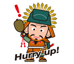 Sengoku Busho/Samurai All-star Cast sticker #7310101