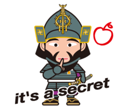 Sengoku Busho/Samurai All-star Cast sticker #7310106