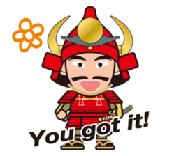 Sengoku Busho/Samurai All-star Cast sticker #7310107