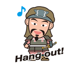 Sengoku Busho/Samurai All-star Cast sticker #7310112