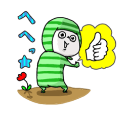 His name is Green NINJA. 4 sticker #7310182