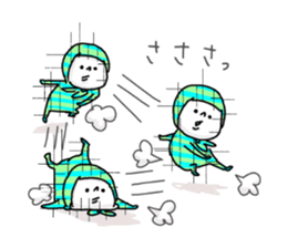 His name is Green NINJA. 4 sticker #7310191